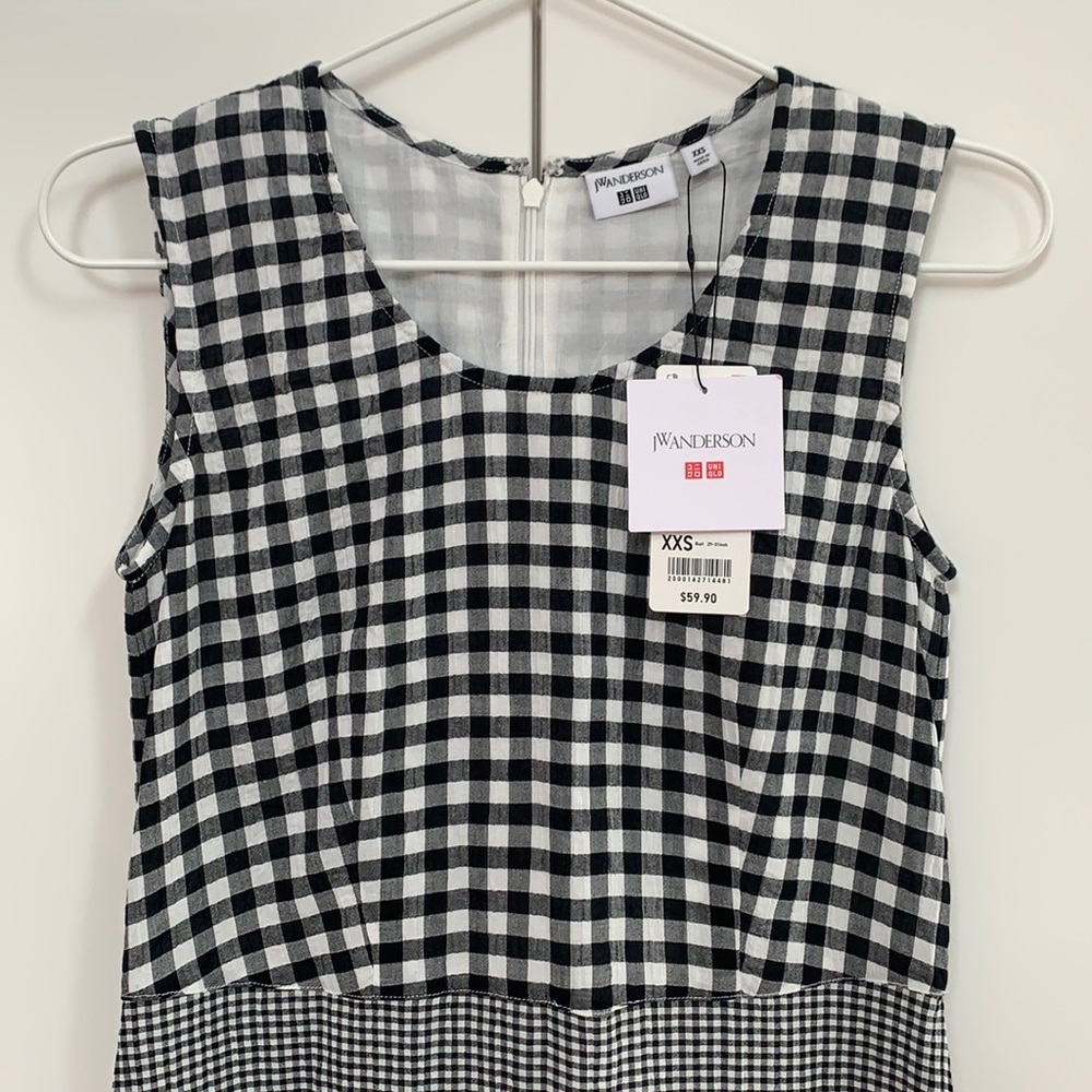 🔥NWT Uniqlo x JW Anderson Mixed Gingham Dress